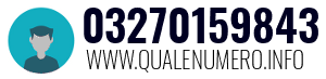 Numero di telefono 03270159843 03270159843