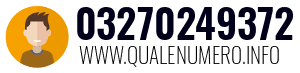 Numero di telefono 03270249372 03270249372