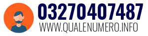 Numero di telefono 03270407487 03270407487