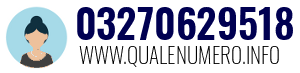 Numero di telefono 03270629518 03270629518
