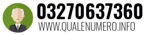 Numero di telefono 03270637360 03270637360