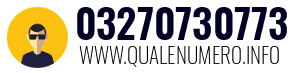 Numero di telefono 03270730773 03270730773