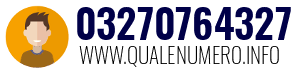 Numero di telefono 03270764327 03270764327