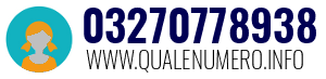 Numero di telefono 03270778938 03270778938