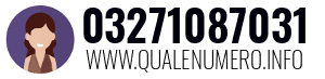 Numero di telefono 03271087031 03271087031