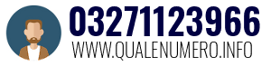 Numero di telefono 03271123966 03271123966