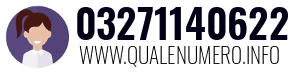 Numero di telefono 03271140622 03271140622