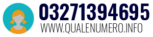 Numero di telefono 03271394695 03271394695