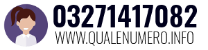 Numero di telefono 03271417082 03271417082