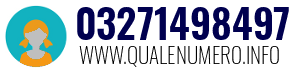 Numero di telefono 03271498497 03271498497