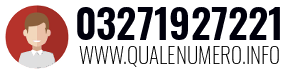 Numero di telefono 03271927221 03271927221
