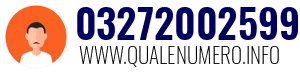 Numero di telefono 03272002599 03272002599