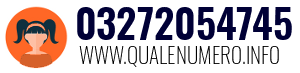 Numero di telefono 03272054745 03272054745