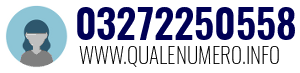 Numero di telefono 03272250558 03272250558
