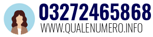 Numero di telefono 03272465868 03272465868