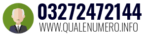 Numero di telefono 03272472144 03272472144