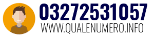Numero di telefono 03272531057 03272531057