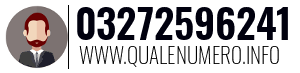 Numero di telefono 03272596241 03272596241