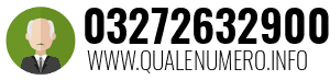 Numero di telefono 03272632900 03272632900