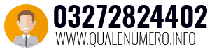 Numero di telefono 03272824402 03272824402