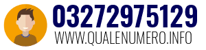 Numero di telefono 03272975129 03272975129