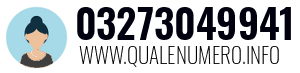 Numero di telefono 03273049941 03273049941