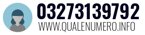 Numero di telefono 03273139792 03273139792