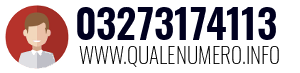 Numero di telefono 03273174113 03273174113