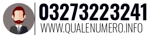 Numero di telefono 03273223241 03273223241