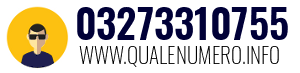 Numero di telefono 03273310755 03273310755