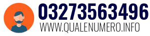 Numero di telefono 03273563496 03273563496