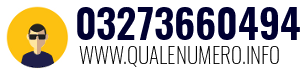 Numero di telefono 03273660494 03273660494