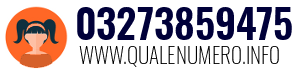 Numero di telefono 03273859475 03273859475