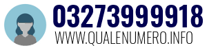 Numero di telefono 03273999918 03273999918