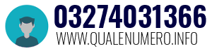 Numero di telefono 03274031366 03274031366