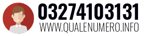 Numero di telefono 03274103131 03274103131
