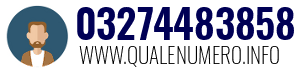 Numero di telefono 03274483858 03274483858