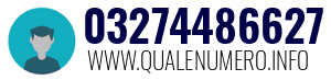 Numero di telefono 03274486627 03274486627