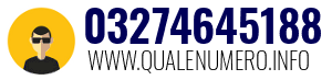Numero di telefono 03274645188 03274645188