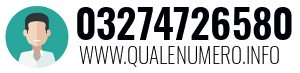 Numero di telefono 03274726580 03274726580
