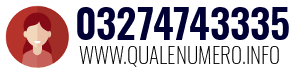 Numero di telefono 03274743335 03274743335