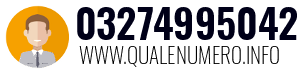 Numero di telefono 03274995042 03274995042