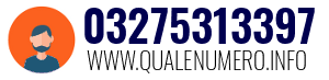 Numero di telefono 03275313397 03275313397