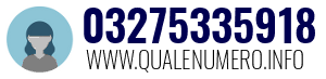 Numero di telefono 03275335918 03275335918