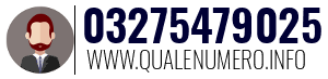 Numero di telefono 03275479025 03275479025