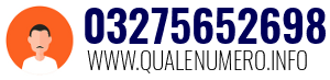 Numero di telefono 03275652698 03275652698