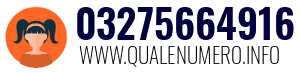 Numero di telefono 03275664916 03275664916