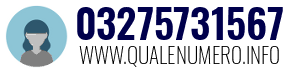 Numero di telefono 03275731567 03275731567