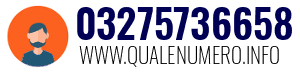 Numero di telefono 03275736658 03275736658