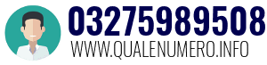 Numero di telefono 03275989508 03275989508